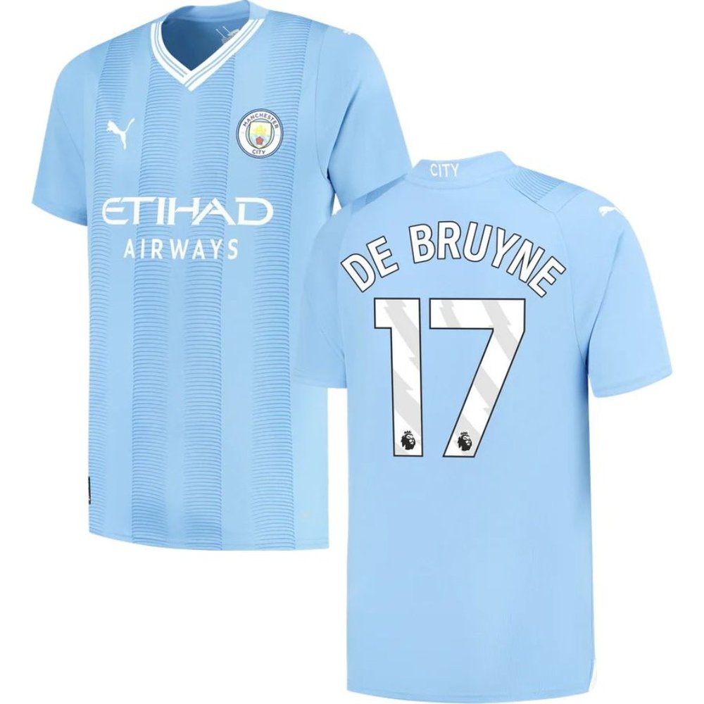 Manchester City F.C. Kevin De Bruyne 2023-24 Home Jersey